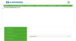 Desktop Screenshot of ajanvaunu.fi